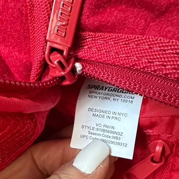 Sprayground Vibrant Red Backpack - Picture 12 of 16